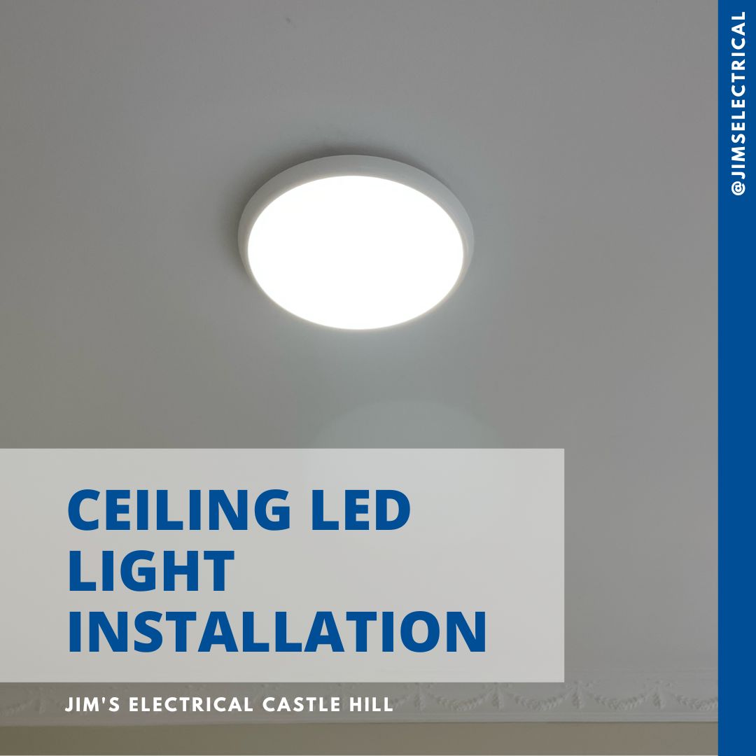 Ceiling LED Light Installation